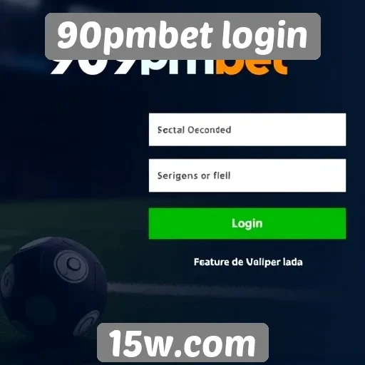 Como realizar o login no site 90pmbet