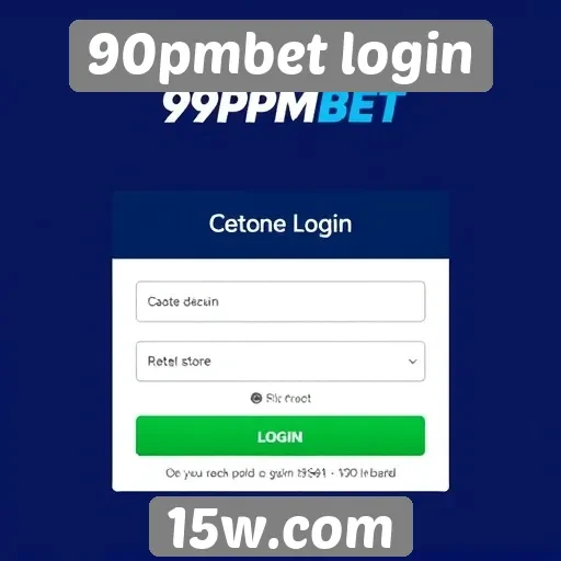 Facilidades do login no site 90pmbet